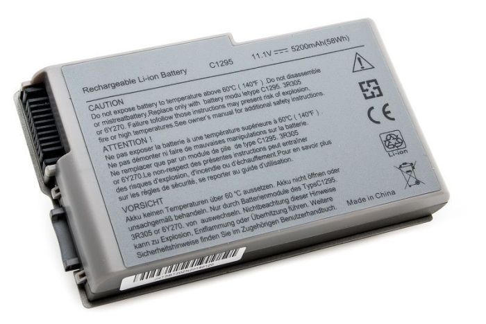 Акумулятор PowerPlant для ноутбука DELL Latitude D600 (C1295, DE D600, 3S2P) 11.1V 5200mAh