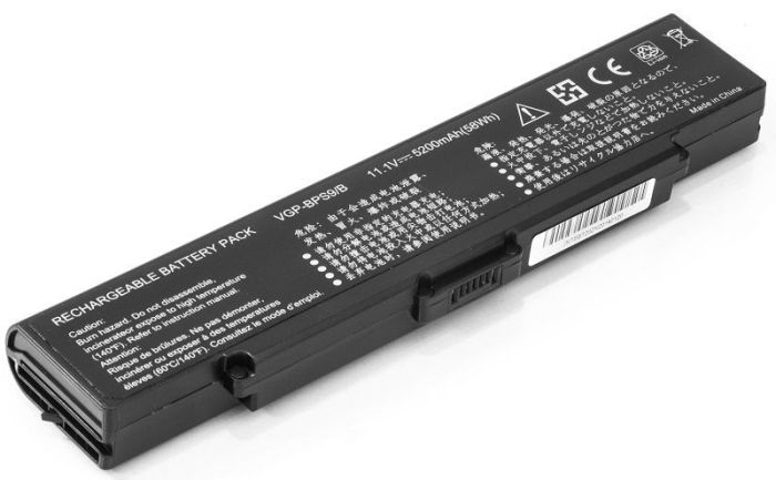 Аккумулятор PowerPlant для ноутбука Sony VAIO VGN-CR20 (VGP-BPS9, SO BPS9 3S2P) 11.1V 5200mAh