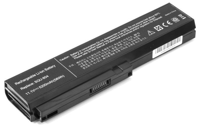 Аккумулятор PowerPlant для ноутбука CASPER TW8 Series (SQU-804, UN8040LH) 11.1V 5200mAh