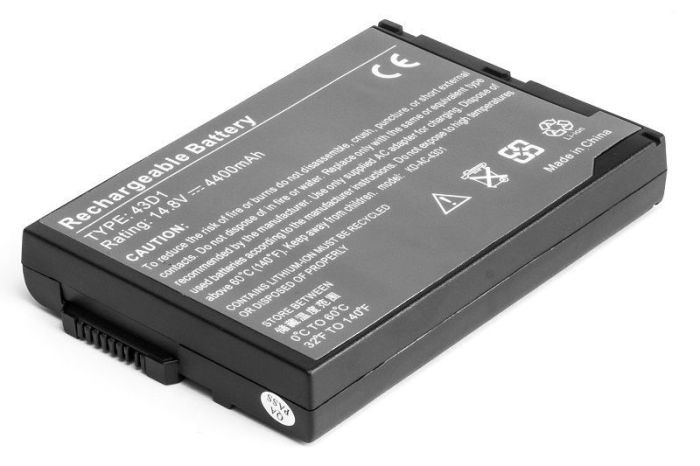 Аккумулятор PowerPlant для ноутбука ACER TravelMate BTP-43D1 (BTP-43D1, AC-43D1-8) 14.8V 4400mAh