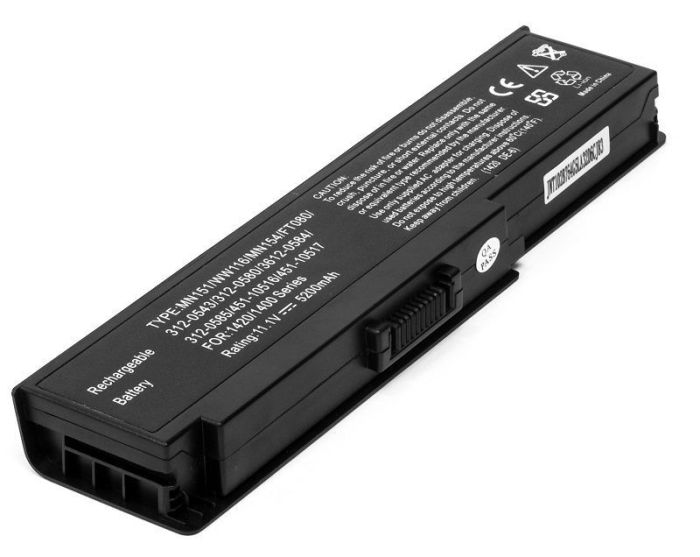 Аккумулятор PowerPlant для ноутбука DELL Inspiron 1400 (MN151 DE-1420-6) 11.1V 5200mAh