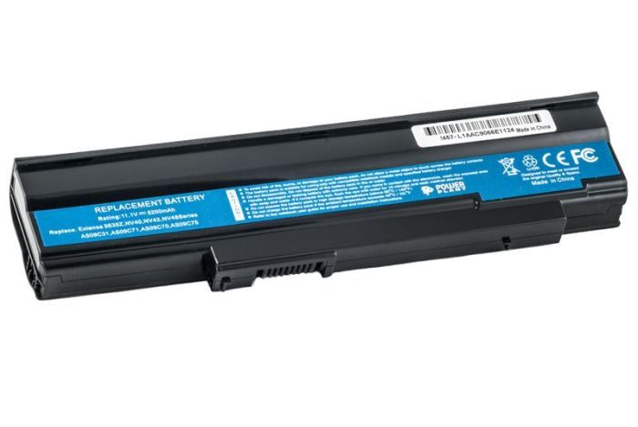 Аккумулятор PowerPlant для ноутбука ACER Extensa 5635ZA (AS09C31, 5635Z) 11.1V 5200mAh