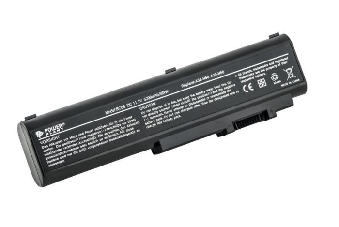 Акумулятор PowerPlant для ноутбука Asus N50VC (A32-N50) 11.1V 5200mAh