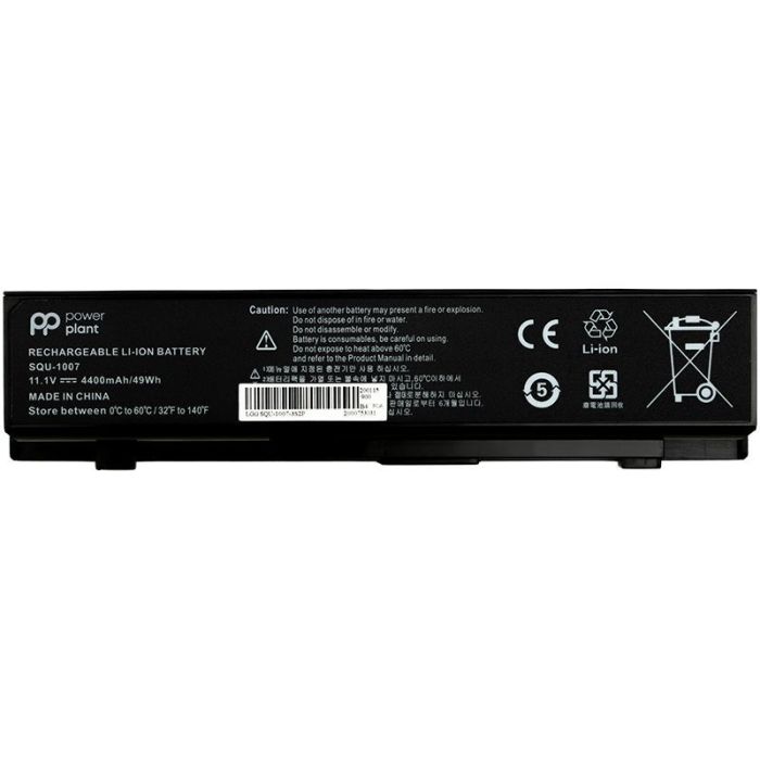 Аккумулятор PowerPlant для ноутбука LG Aurora ONote S430 (SQU-1017) 11.1V 4400mAh