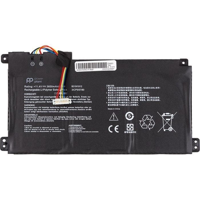 Аккумулятор PowerPlant для ноутбуків ASUS VivoBook 14 E410M (B31N1912) 11.4V 3600mAh
