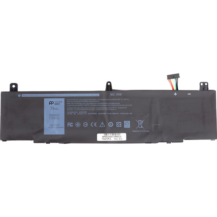 Аккумулятор PowerPlant для ноутбука DELL Alienware 13 R3 (TDW5P) 15.2V 5000mAh