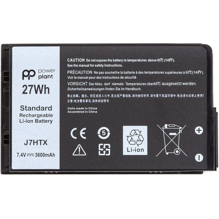 Аккумулятор PowerPlant для ноутбуків DELL Latitude 12 7202 (J7HTX) 7.4V 3600mAh