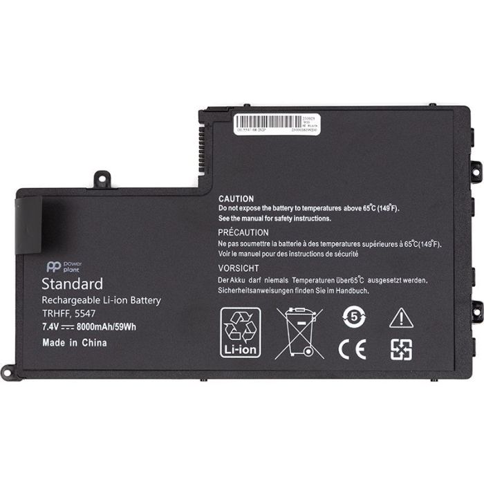 Аккумулятор PowerPlant для ноутбуків DELL Inspiron I5-5547 (TRHFF) 7.4V 8000mAh