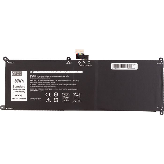 Акумулятор PowerPlant для ноутбуків DELL Latitude 12 7275 (7VKV9) 7.6V 3900mAh