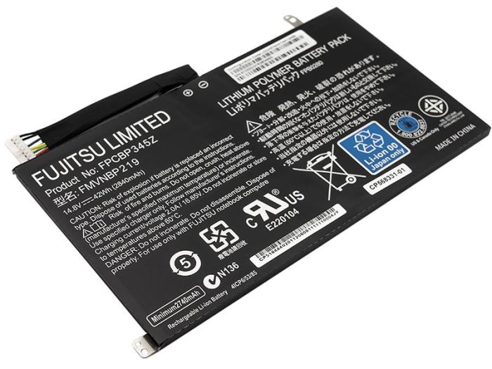Аккумулятор PowerPlant для ноутбука FUJITSU LifeBook UH552, UH572 (FPCBP345Z) 14.8V 2840mAh (origin