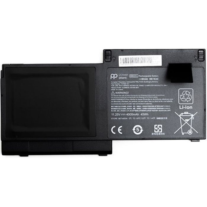 Аккумулятор PowerPlant для ноутбука HP Elitebook 720 (SB03XL) 11.25V 4000mAh