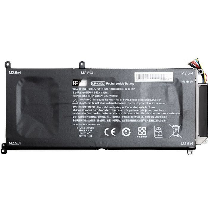 Акумулятор PowerPlant для ноутбука HP Envy 15T-AE Series (LP03XL) 11.4V 3600mAh