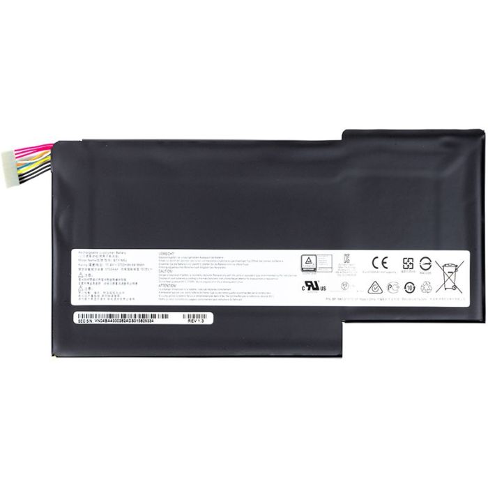 Акумулятор для ноутбука  MSI GS63 Stealth Pro Series (BTY-M6J) 11.4V 5700mAh (original)