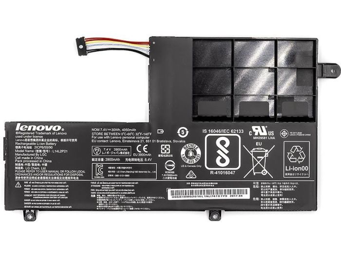 Акумулятор PowerPlant для ноутбука Lenovo Ideapad 300S (L14M2P21) 7.4V 30Wh (original)