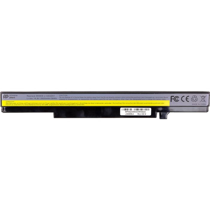 Аккумулятор PowerPlant для ноутбуків LENOVO IdeaPad K4250 (L12S4Z51) 14.8V 2600mAh