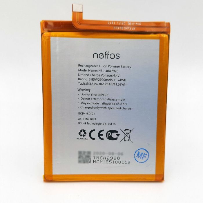 Аккумулятор для NBL-40A2920 для TP-Link Neffos C9A, TP706A, TP706C Original PRC