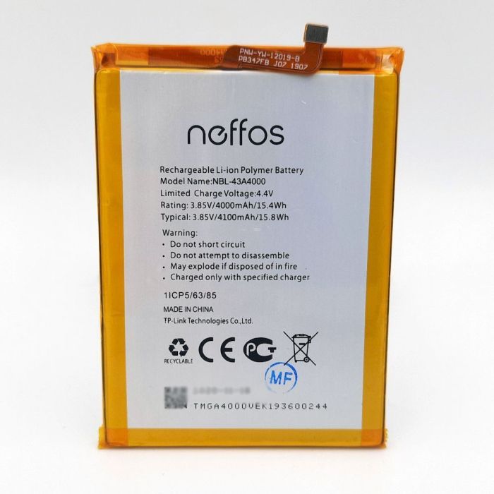 Аккумулятор для NBL-43A4000 для TP-Link Neffos X20 Pro, TP9131A, TP9131C Original PRC