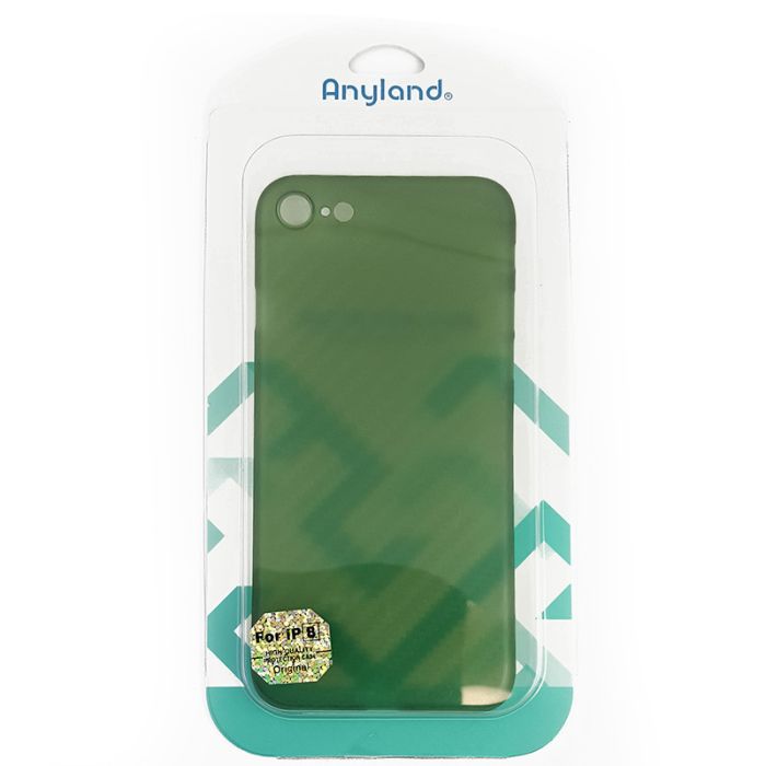 Чехол Anyland Carbon Ultra thin для Apple iPhone 7/8/SE Green