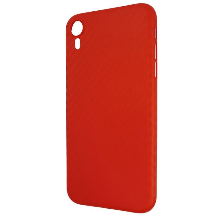 Чехол Anyland Carbon Ultra thin для Apple iPhone XR Red