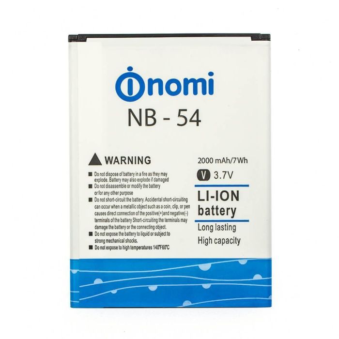 Аккумулятор для Nomi NB-54, NB-504 для i504 Dream 2000mAh Original PRC