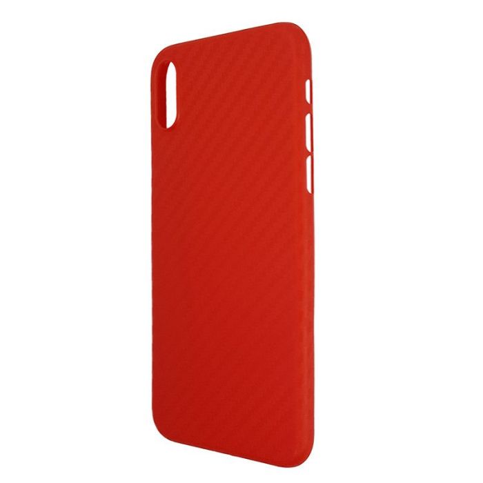 Чехол Anyland Carbon Ultra thin для Apple iPhone X/XS Red