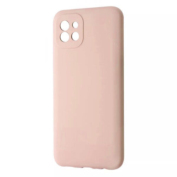 Чехол Silicone Case for Samsung A03 (A035F) Sand Pink (19)