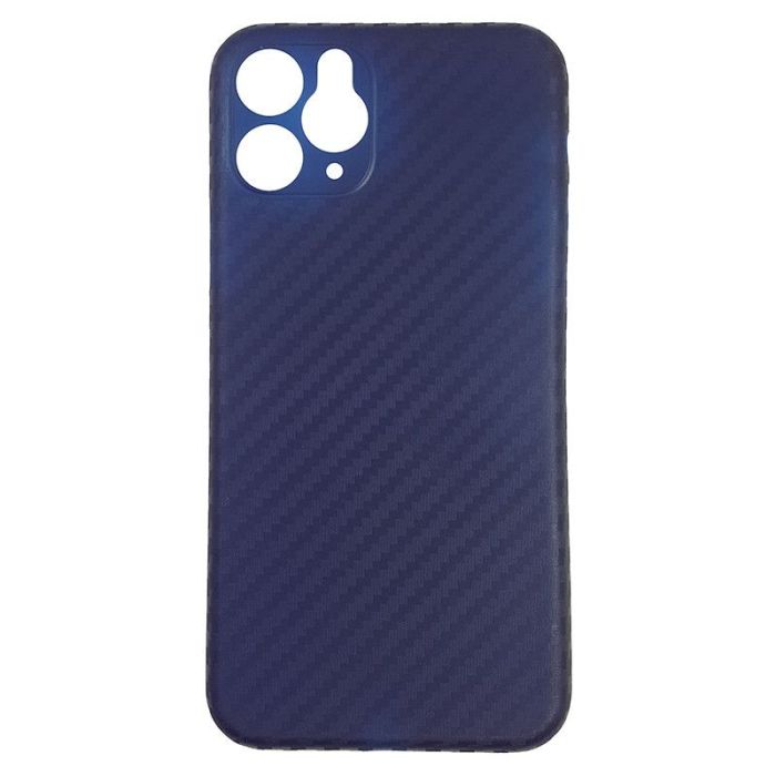 Чехол Anyland Carbon Ultra thin для Apple iPhone 11 Pro Blue