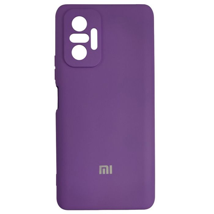 Чехол Silicone Case for Xiaomi Redmi Note 10 Pro Light Violet (41)