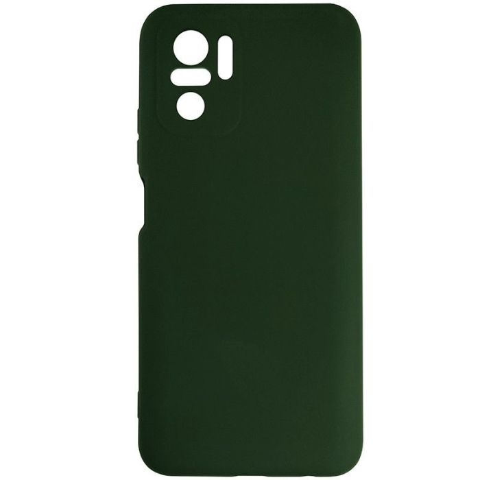 Чехол Silicone Case for Xiaomi Redmi Note 10 Dark Green