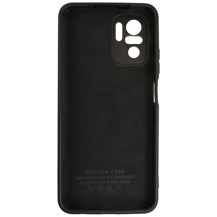 Чохол Silicone Case for Xiaomi Redmi Note 10 Чорний (18)