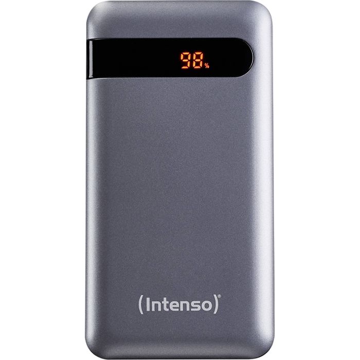 Універсальна мобільна батарея Intenso PD10000 10000mAh, PD 18W, USB-C, USB-A QC 3.0 (7332330) Grey