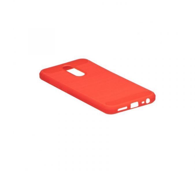 Чохол накладка Polished Carbon для Xiaomi Redmi 8 червоний