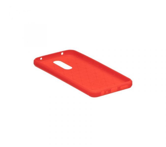 Чехол накладка Polished Carbon для Xiaomi Redmi 8 червоний