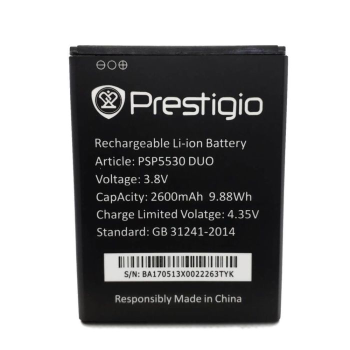 Акумулятор для Prestigio PSP3533, PSP5530 для Grace Z3 3533 Duo Original PRC