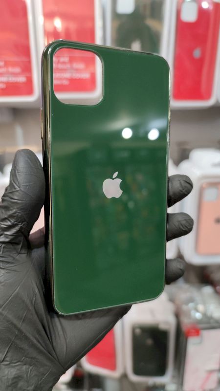 Чехол Glass Case для Apple iPhone 11 Pro Max Dark Green