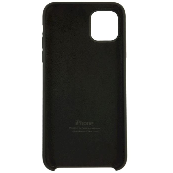 Чехол Copy Silicone Case iPhone 11 Pro Max Black (18)