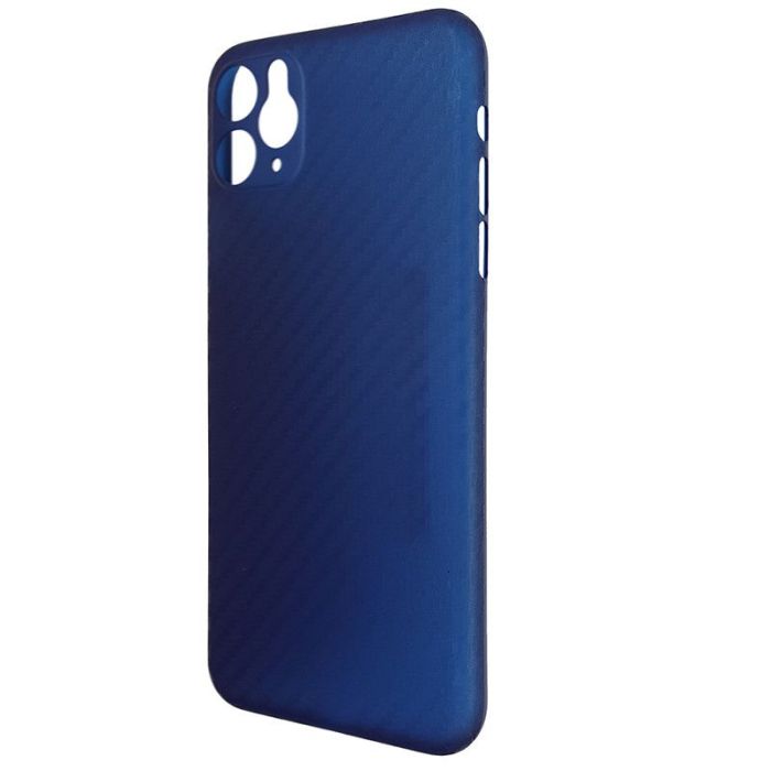 Чехол Anyland Carbon Ultra thin для Apple iPhone 11 Pro Max Blue