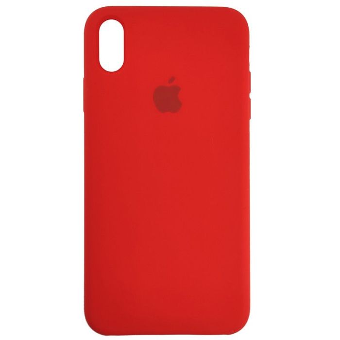 Чехол Copy Silicone Case iPhone XS Max Red (14)