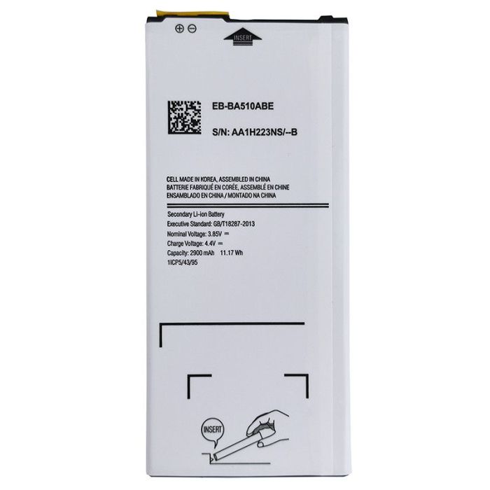 Аккумулятор для Original PRC Samsung Galaxy A5 A510 (EB-BA510ABE) (2900 mAh)