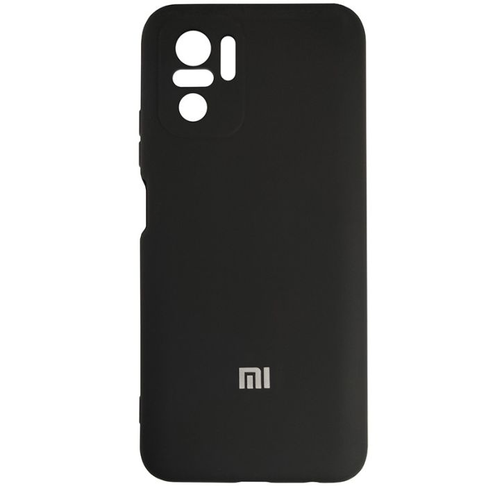 Чохол Silicone Case for Xiaomi Redmi Note 10 Чорний (18)