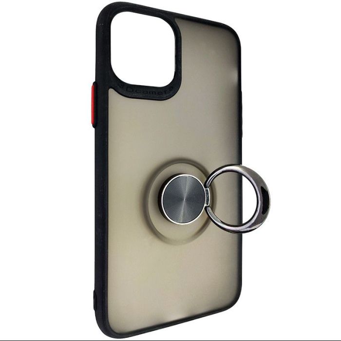 Чехол Totu Copy Ring Case iPhone 11 Pro Black+Red