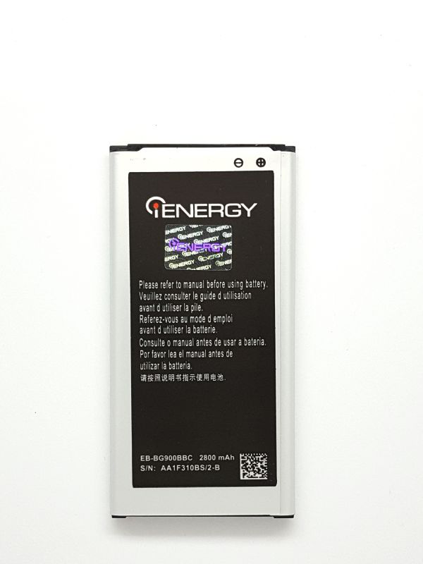 Аккумулятор для iENERGY SAMSUNG Galaxy S5 (EB-BG900BBC;EB-BG900BBE;EB-BG900BBU) (2800 mAh)