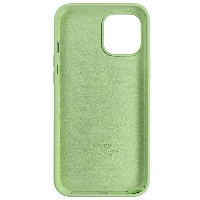 Чехол Copy Silicone Case iPhone 12 Pro Max Mint (1)
