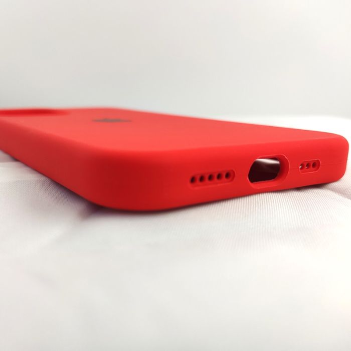 Чехол Copy Silicone Case iPhone 12/12 Pro Red (14)