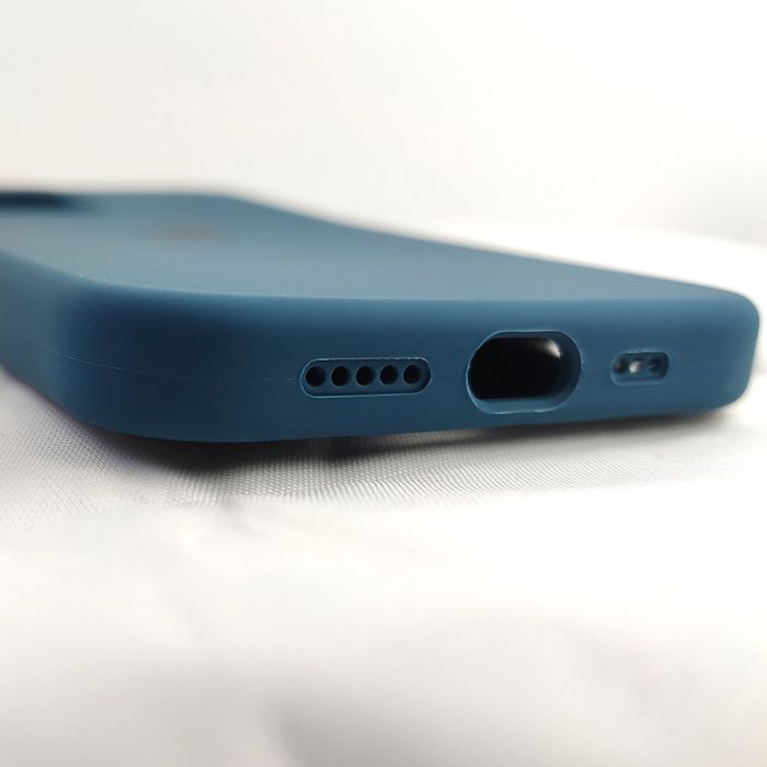 Чехол Copy Silicone Case iPhone 12/12 Pro Cosmos Blue (35)