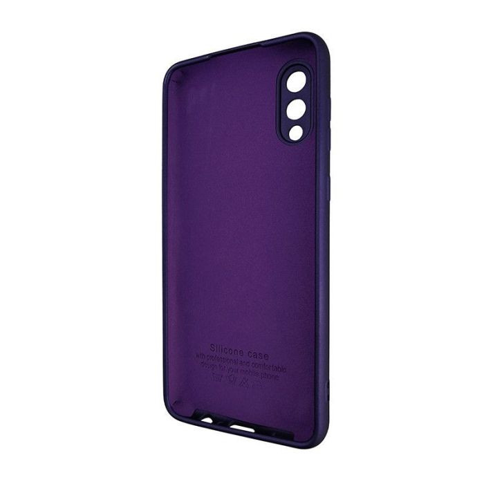 Чехол Silicone Case for Samsung A02 Purple (30)