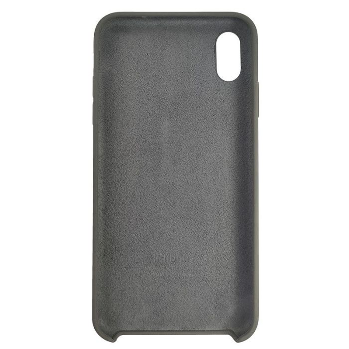 Чехол Copy Silicone Case iPhone XS Max Dark Olive (34)