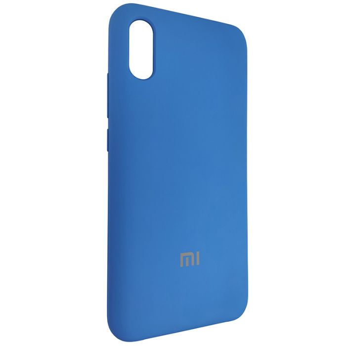 Чехол Silicone Case for Xiaomi Redmi 9A Blue (3)