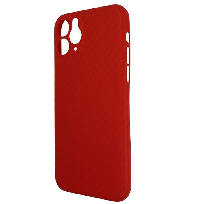 Чехол Anyland Carbon Ultra thin для Apple iPhone 11 Pro Red