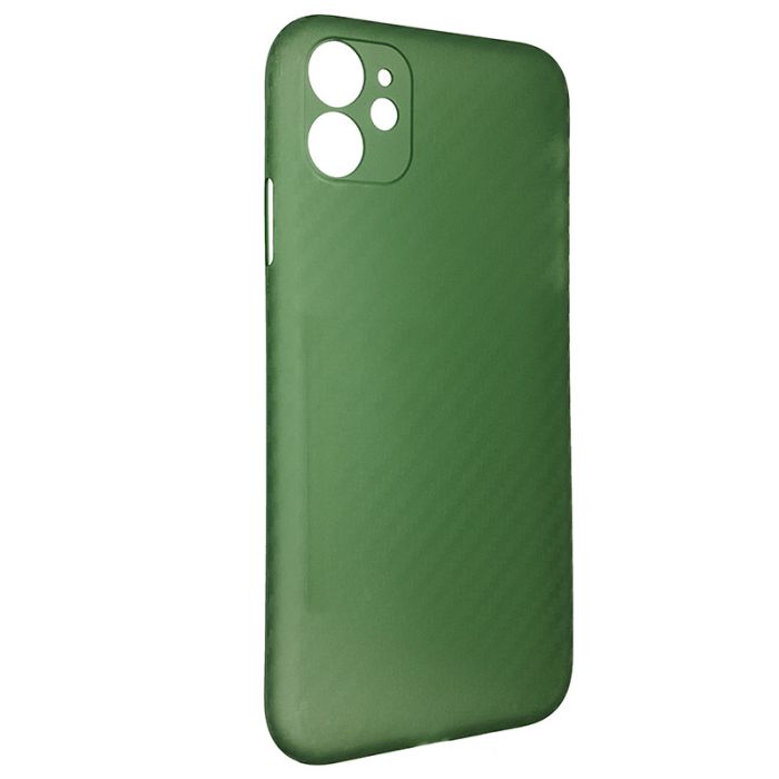 Чехол Anyland Carbon Ultra thin для Apple iPhone 11 Green